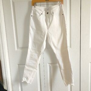 LOFT White Cropped Ankle Jeans